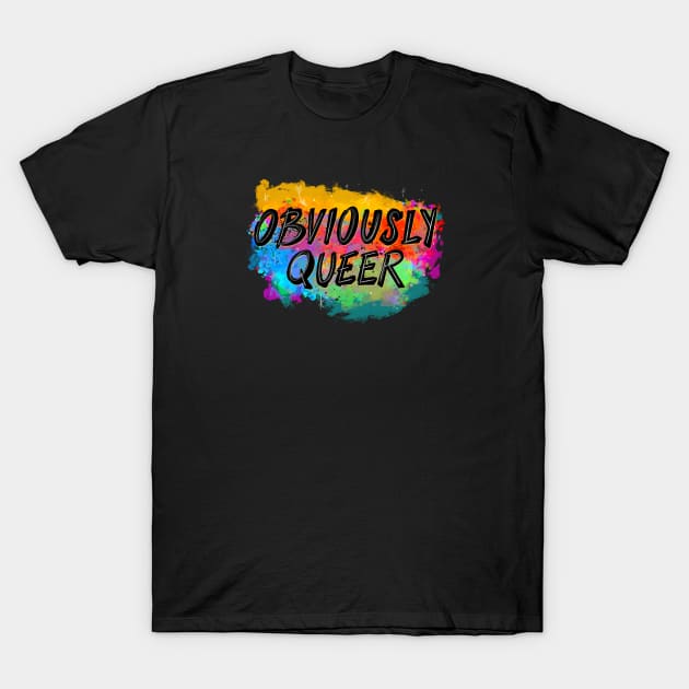 Obviously Queer T-Shirt by FindChaos